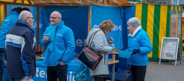 ChristenUnie Veenendaal Marktactie januari 2018 - 2